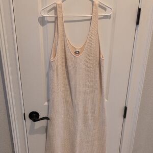 Target Cream Sleeveless Maxi Dress
